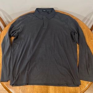Theory Long Sleeve Polo Shirt